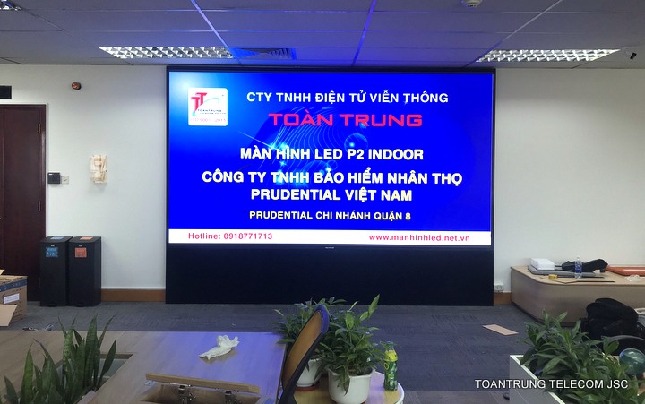 Màn hình LED P2 trong nhà - Màn Hình Led Toàn Trung - Công Ty Cổ Phần Điện Tử Viễn Thông Toàn Trung